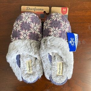 NWT Dearfoams Slippers